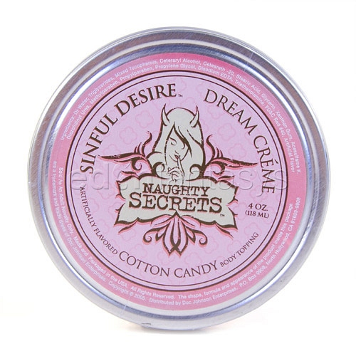 Product: Sinful desire dream creme body topping