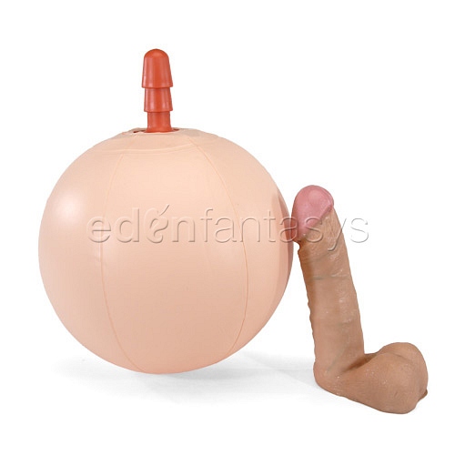 Product: Realistic cock and E-Z rider ball