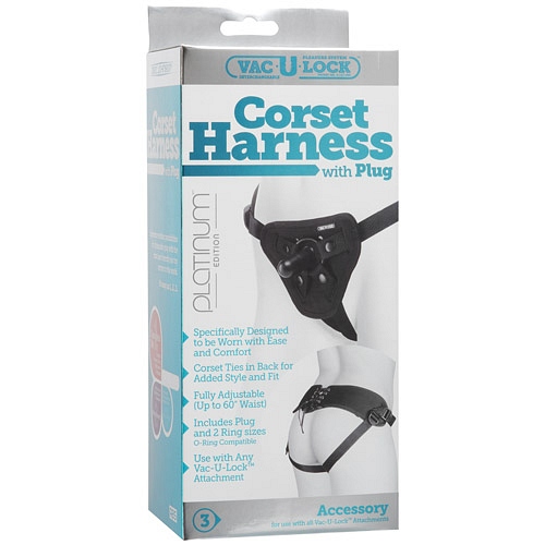 Product: Corset harness with plug