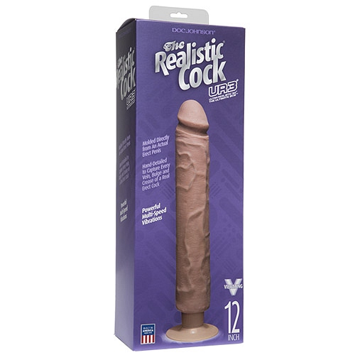 Product: UR3 Realistic Cock Vibrating 12"