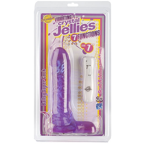 Product: Crystal jellies ballsy super cock 7"