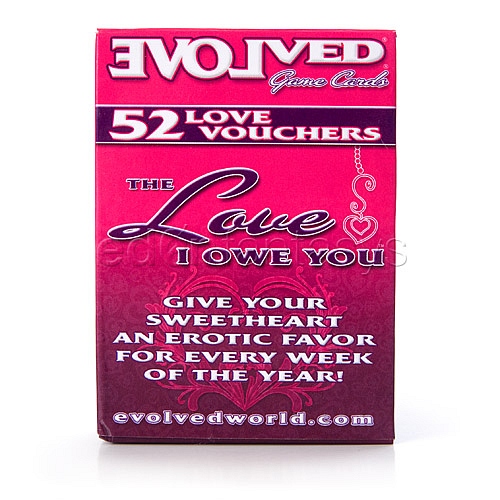 Product: The Love I Owe You 52 love vouchers