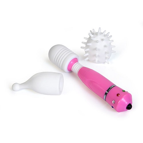 Micro wand massager with attachments by Eden Toys - Buy a Wand massager at  EdenFantasys