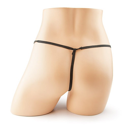 victoria's secret vibrating panties Buy Double Shine Strap Smooth Thong Panty, Black - Order Panties online