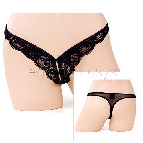 Product: V-cut lace thong