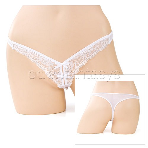 Product: V-cut lace thong
