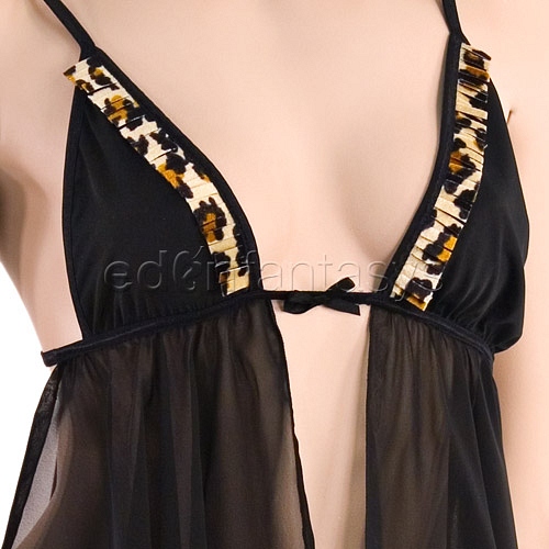 Product: Tiger eye babydoll with g-string