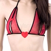 Kiss of Hearts bra, garter, and g-string View #2