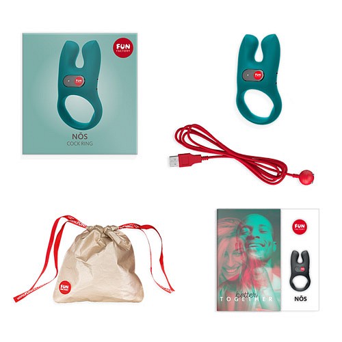 Nos by Fun Factory - Buy a Penis ring with clit stimulator at EdenFantasys