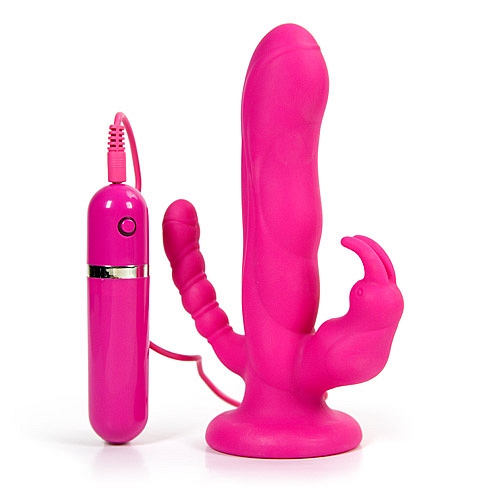 Product: Eden triple pleasure hands free silicone vibrator