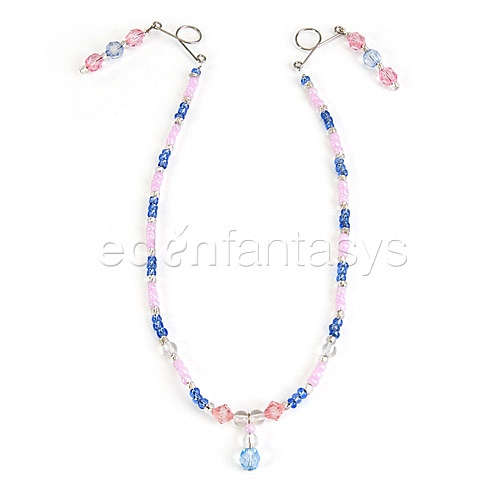 Product: Beaded chain nipple huggers