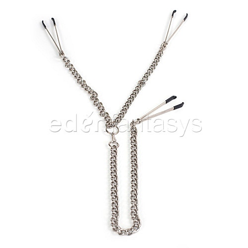 Product: Y-style tweezers with clit clamp