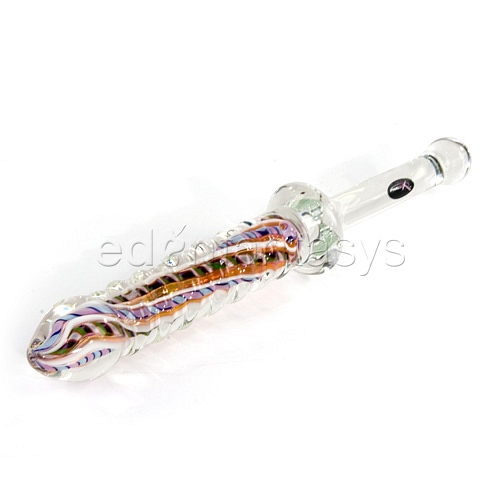 Product: Fully worked inside out ribbed G-spot with handle