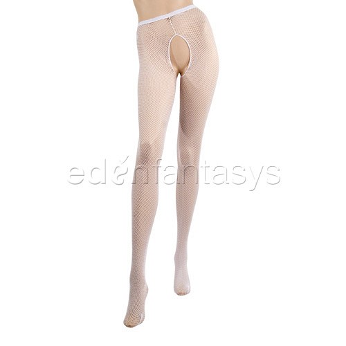 Product: Crotchless fishnet pantyhose