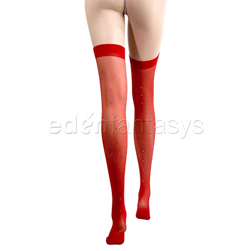 Product: Rhinestone backseam stockings