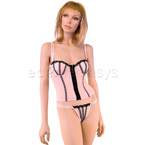 Product: Scalloped lace bustier set