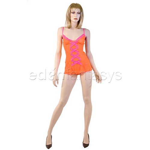 Product: Ruffle trimmed chemise set