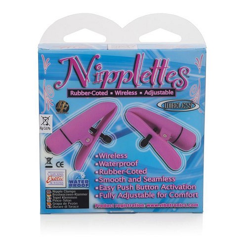 Nipplettes by California Exotic - Vibrating nipple clamps - EdenFantasys Nipplettes by California Exotic - Vibrating nipple clamps - EdenFantasys