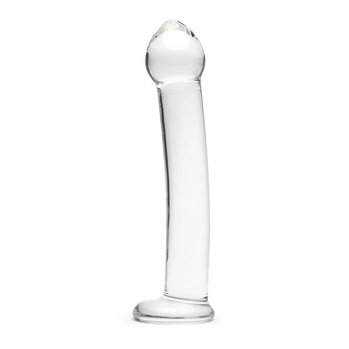 Product: Curved g-spot glass dildo