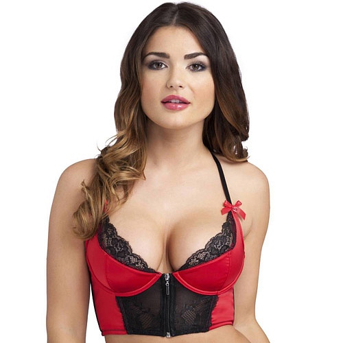 Product: Spoil Me satin longline bra