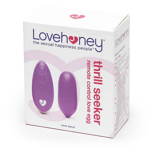 Purple vibrating egg by LoveHoney - Buy a Remote control egg at EdenFantasys