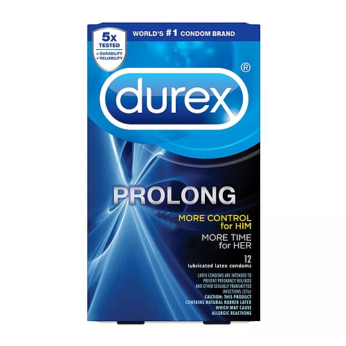 Product: Durex prolong condoms 12 pack