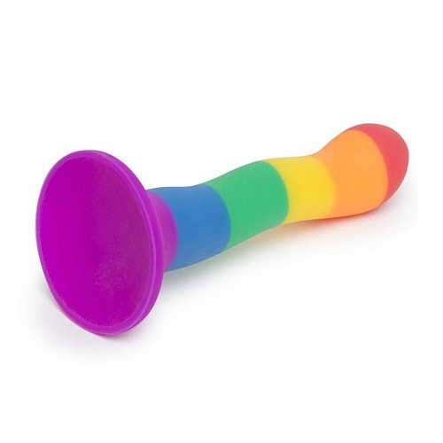 Product: Rainbow dildo with suction cup