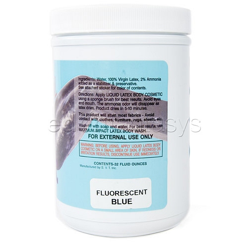 Product: Large fluorescent liquid latex