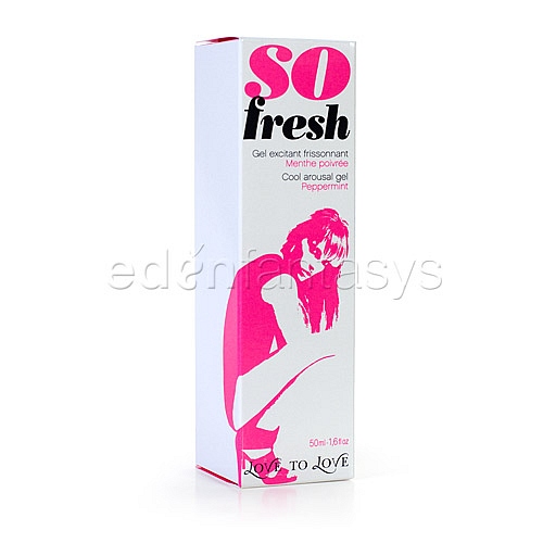 Product: So fresh cool arousal gel