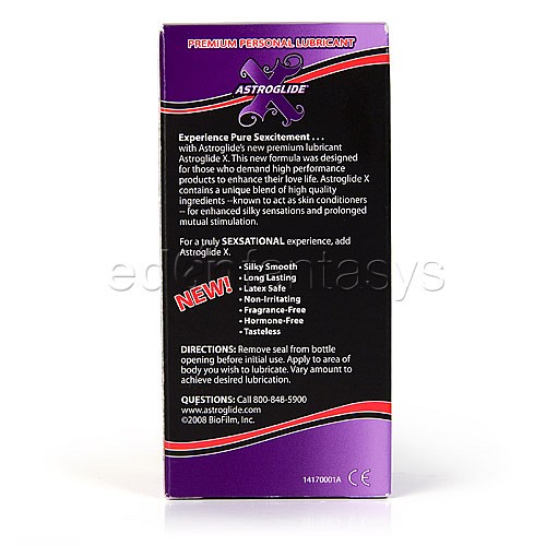 Astroglide X - Silicone based - EdenFantasys