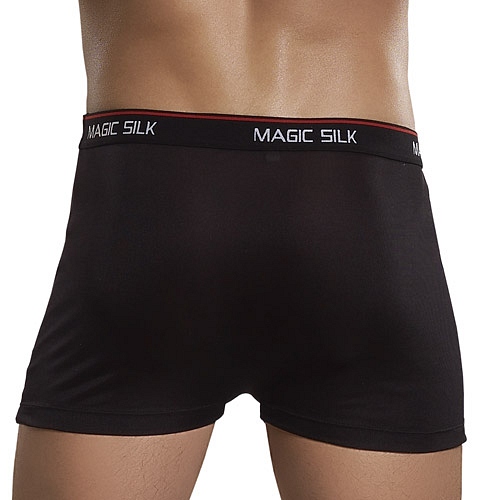 Product: Black knit silk panel short