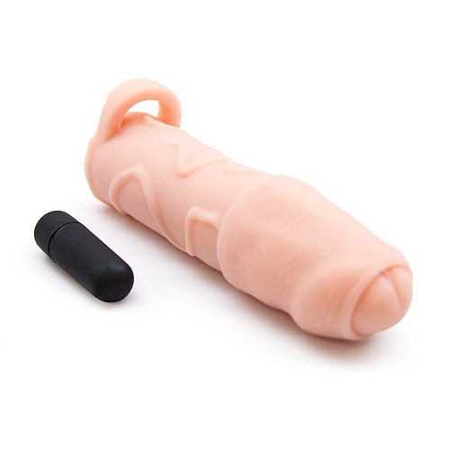 Product: Natural realskin vibrating uncircumcised extender