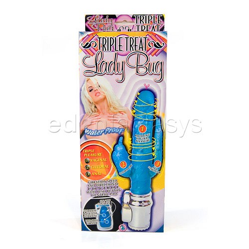 Triple threat lady bug - Triple stimulation vibrator