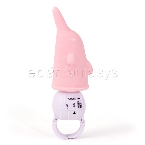 Product: Finger ring vibe with dolphin sleeve