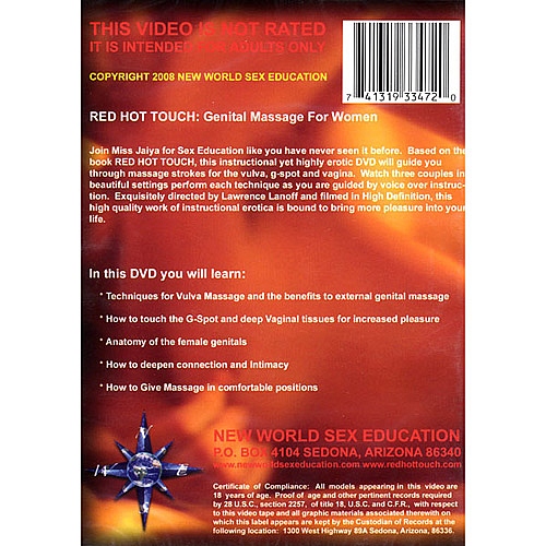 Product: Red Hot Touch: Genital Massage for Women