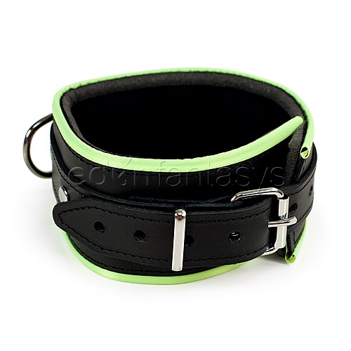 Product: Neon and leather restraints