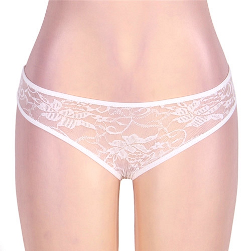 Product: Adore ruffle crotchless panties queen size