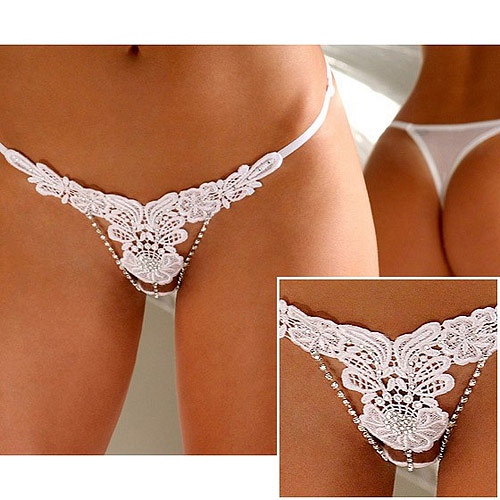 Product: Temptation lace and rhinestone panty