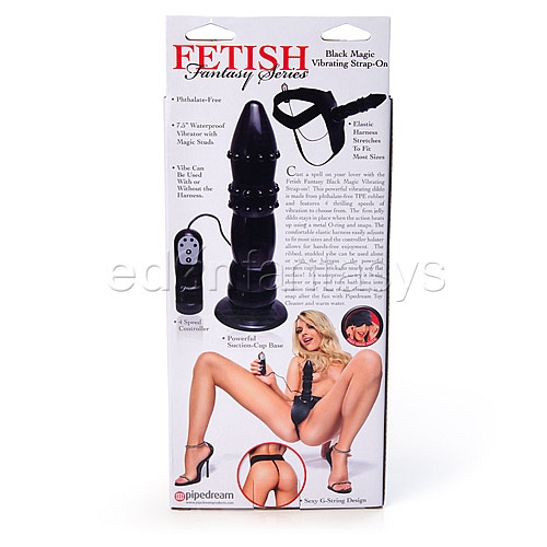 Product: Black magic vibrating strap-on