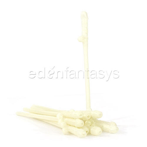 Product: Dicky sipping straws glow in the dark