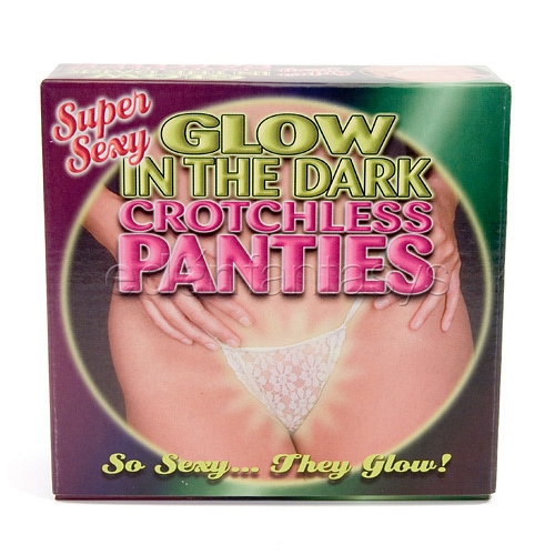 Product: Crotchless panties glow in the dark