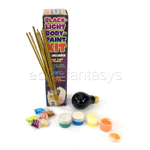 Product: Black light body paint kit