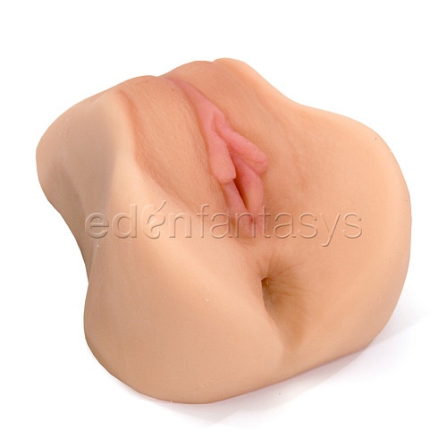Product: Melissa Jacobs cyberskin dual entry pet pussy