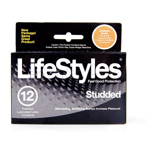 Product: Lifestyles studded 12 pack