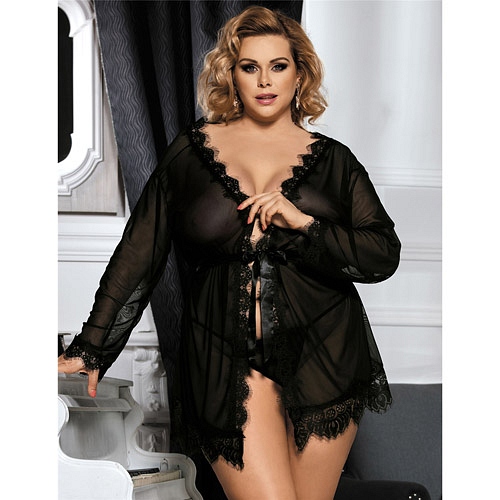 Product: Sexy leisure robe set queen size