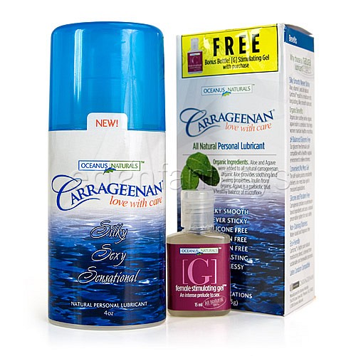 Carrageenan all natural - Water based lubricant - Sex toys and sex toys  accessories on EdenFantasys