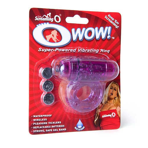 o wow vibrating ring Charged Owow Rechargeable Vibe Ring Grey - Male Vibrating Cock Ring Sex Toy