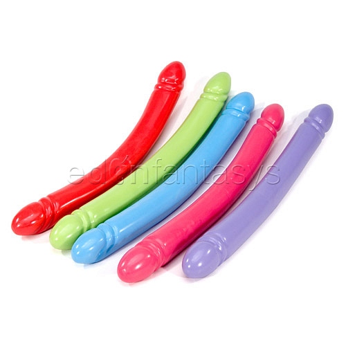 Product: Rainbow riders 18" double dong