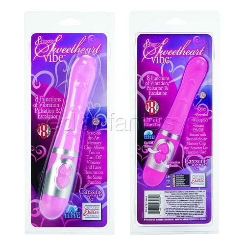 Product: Caressing G 8-function sweetheart vibe