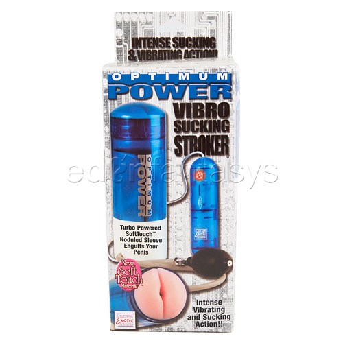 Optimum power vibro sucking stroker